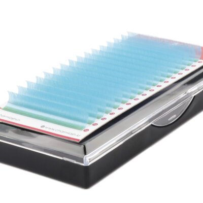 Wholesale lash trays - UV Neon blue eyelash extensions tray