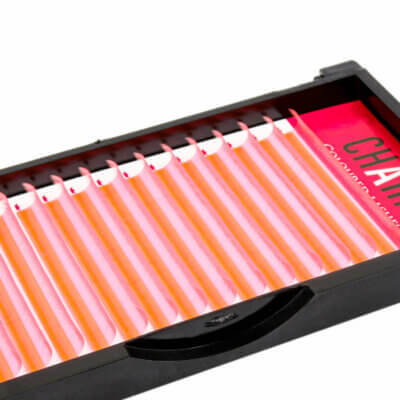 3d mink eyelashes wholesale - UV neon eyelash extensions pink glow in the dark