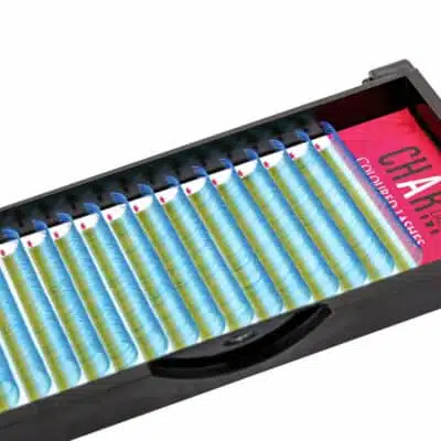 Colored Eyelash Extensions – Emerald Blue Eyelash factory - Emerald blue eyelash extensions private label