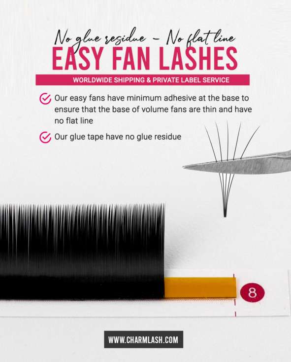 Easy fanning lashes - Top global eyelash extensions wholesale manufacturer