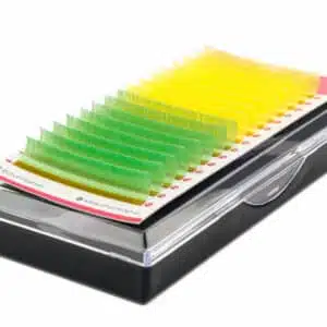 best lash supplies mixed yellow green colored eyelash extensions eyelash manufacturer OEM ODM private label custom packaging vegan Korean PBT fiber colored eyelashes extensions colored individual eyelash extensions individual eyelashes extensions eyelash extension wholesale private label mink lash extensions wholesale eyelash extensions supplies wholesale