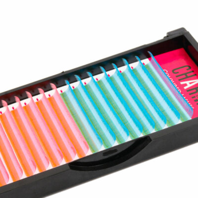 Wholesale eyelashes in bulk - Neon eyelash extensions tray