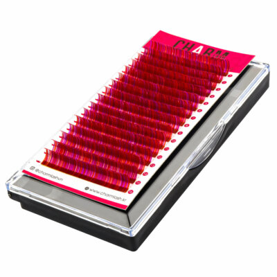color eyelash extensions - Multi Red Colors Lashes - Strawberry high quality