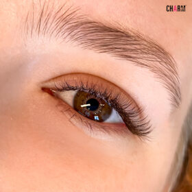 Colored Eyelash Extensions - Coffee