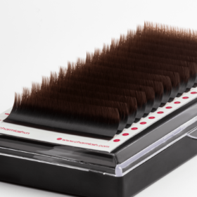 Ombre-brown-eyelash-extensions-two-toned-lashes-eyelash-extensions-wholesale-manufacturer.