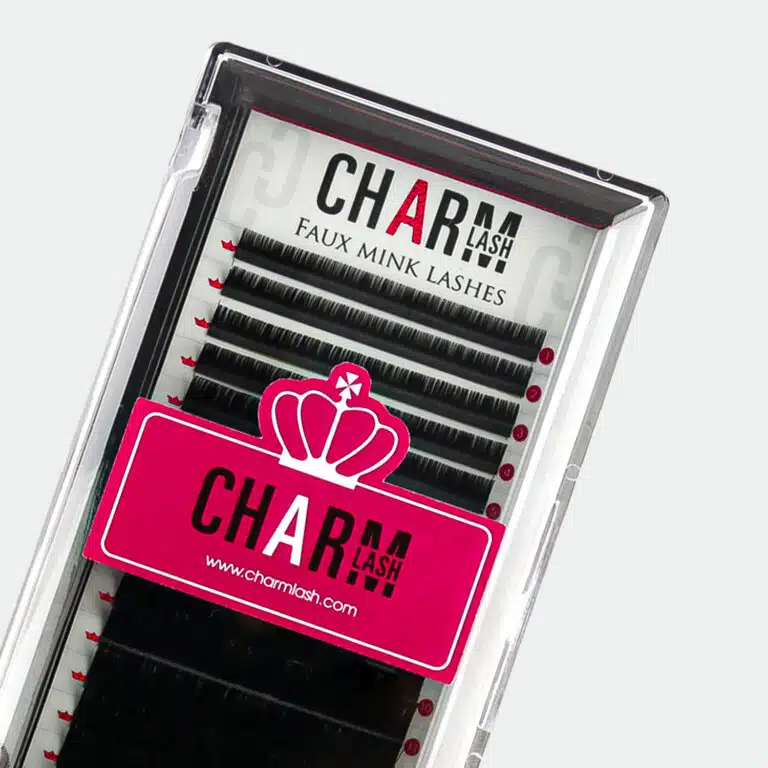 Faux Mink Eyelash Extensions - C curl faux mink eyelash extensions individual mink lashes C curl customizing package box, logo, label