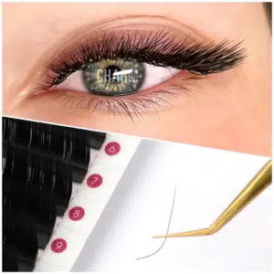 Faux Mink L curl eyelash extensions