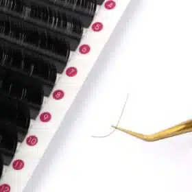 M-curl-silk-fake-eyelashes for cat-eye eyelash extensions