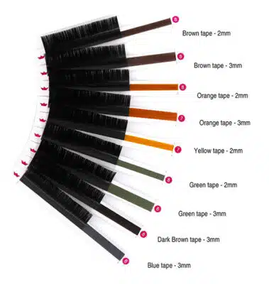 Premium Matte Eyelash Extensions - M curl glue-tape-eyelash-extensions-lash-extension-glue-strip