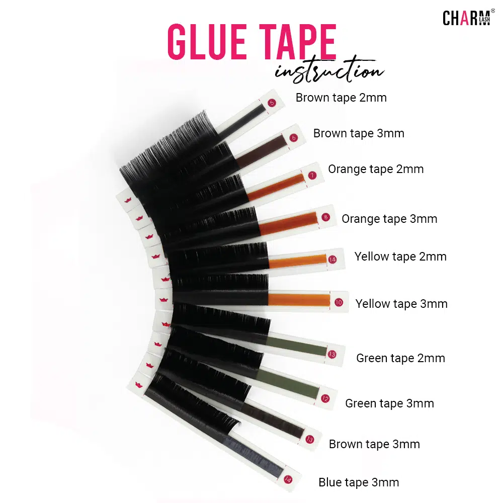What is the eyelash extensions adhesive tape? Glue-tapes