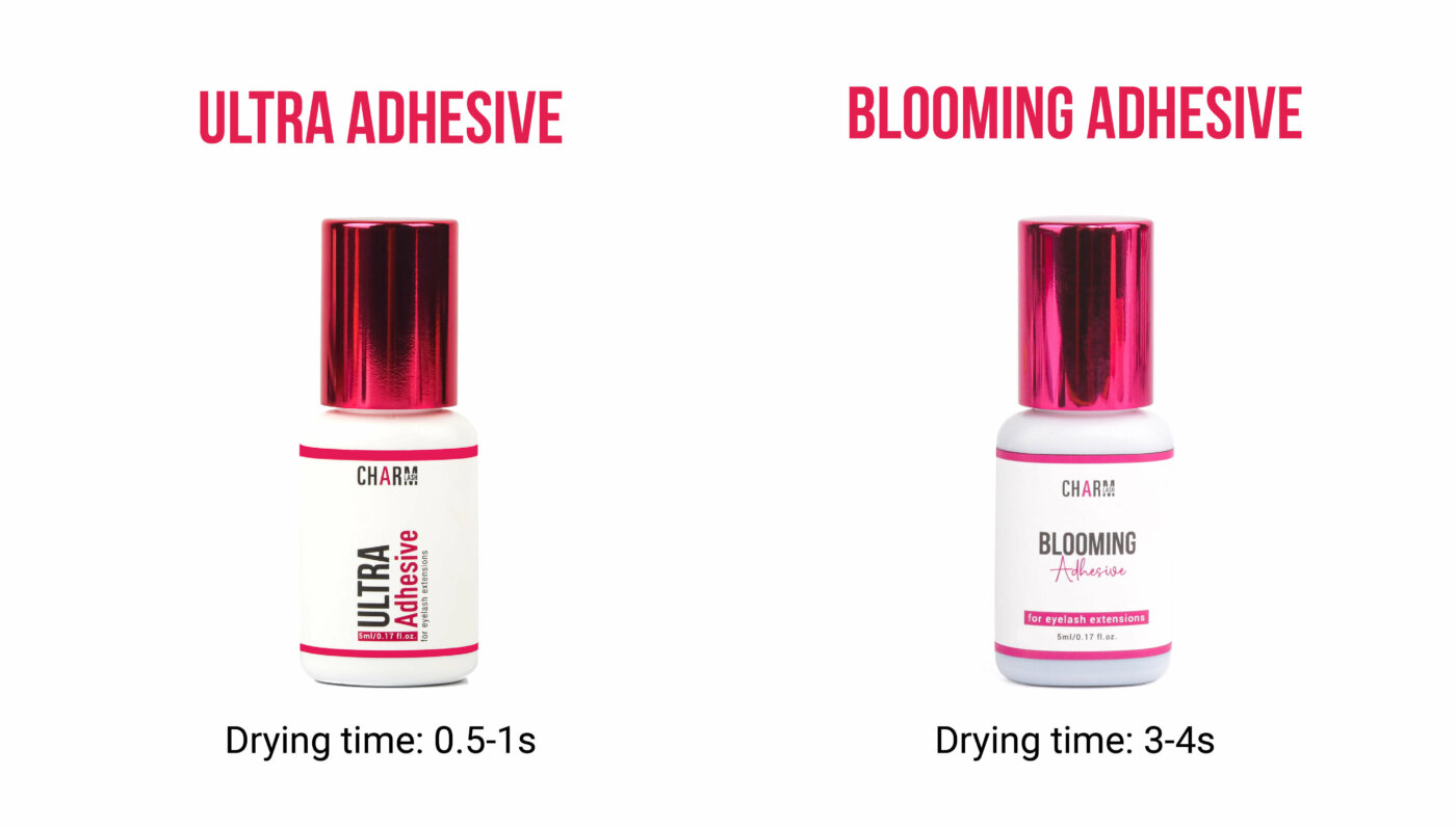 Factors affect eyelash extension adhesive's drying time