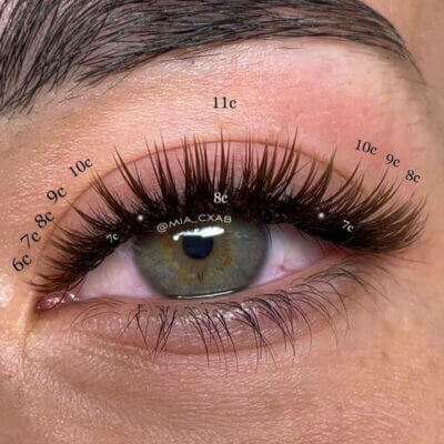 Premade Spike Wispy Lash Extensions 007MM  Newcome Lashes