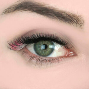 ice-pink-two-tone-eyelash-extensions-ombre-lashes