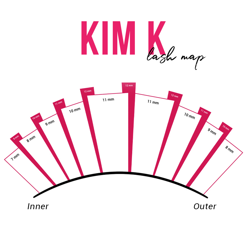 How to make the most sought-after Kim K eyelash extensions Kim K eyelash extensions