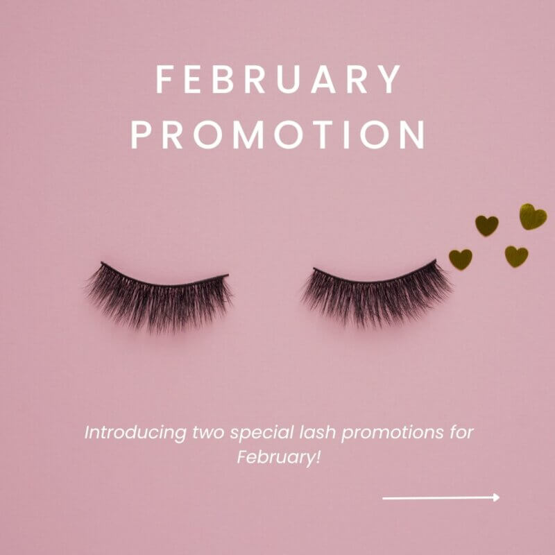 Limited time promotion lash extension promotions