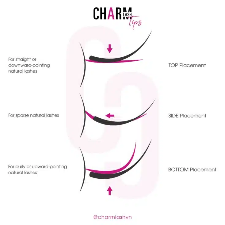 lash placement how to apply lash extensions lash placement tips proper lash extension placement;