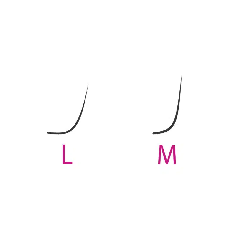 Creating a masterpiece by mixing lash curls properly l and m curl lashes