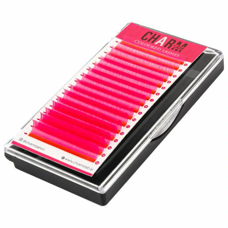 Color your beauty with pride lashes! lash extensions with color H Pink