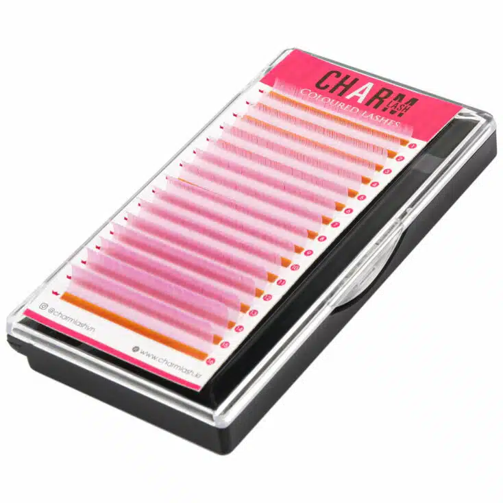 Color your beauty with pride lashes! lash extensions with color L violet 1