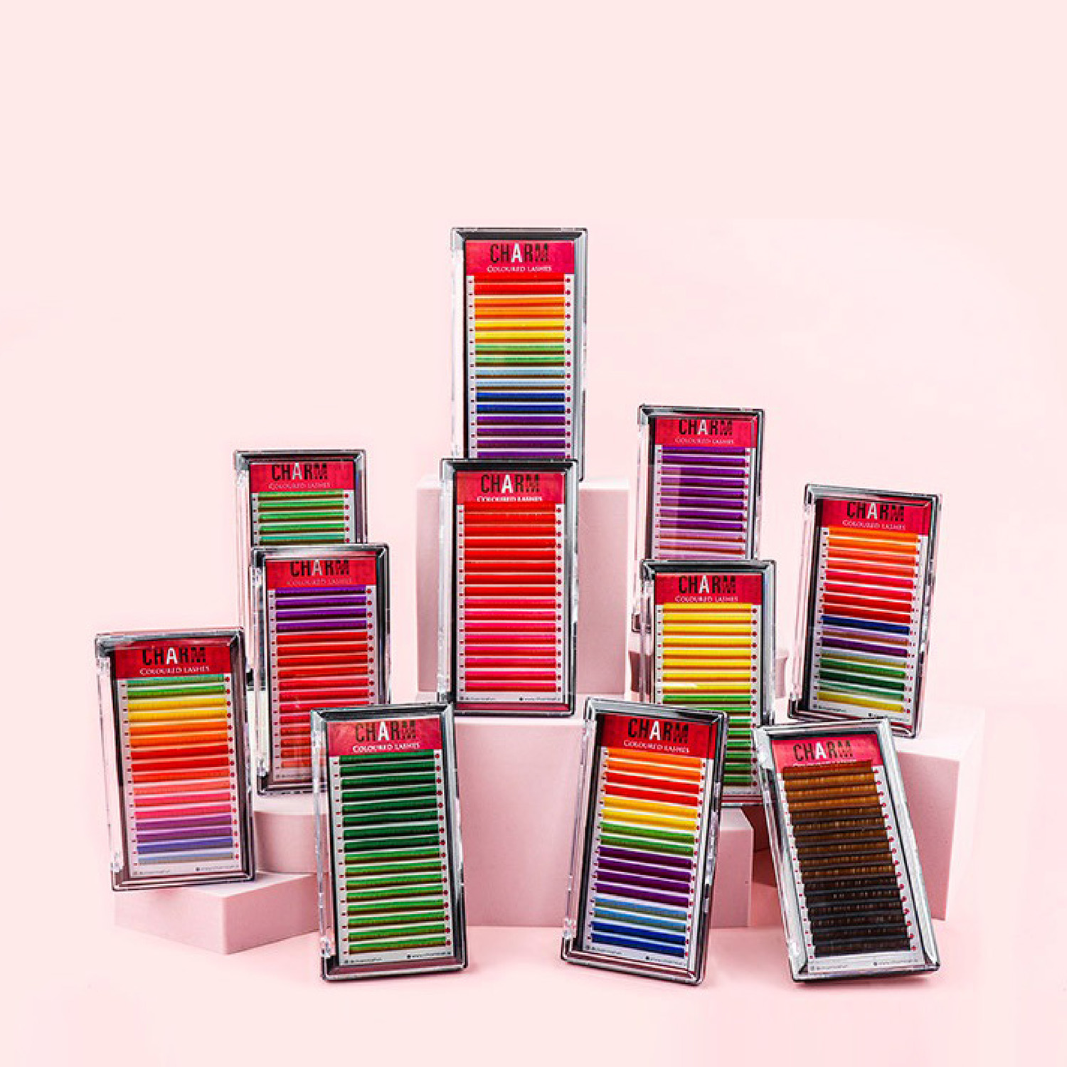 Colored lashes lash extensions with color lash extension colors