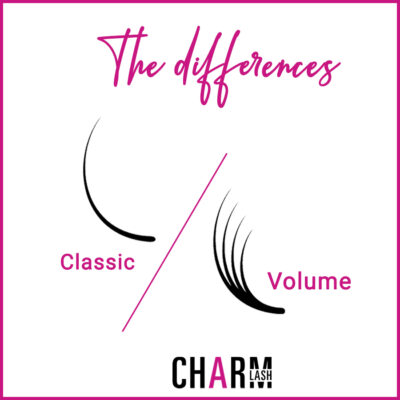 3. The difference between classic lash vs volume technique