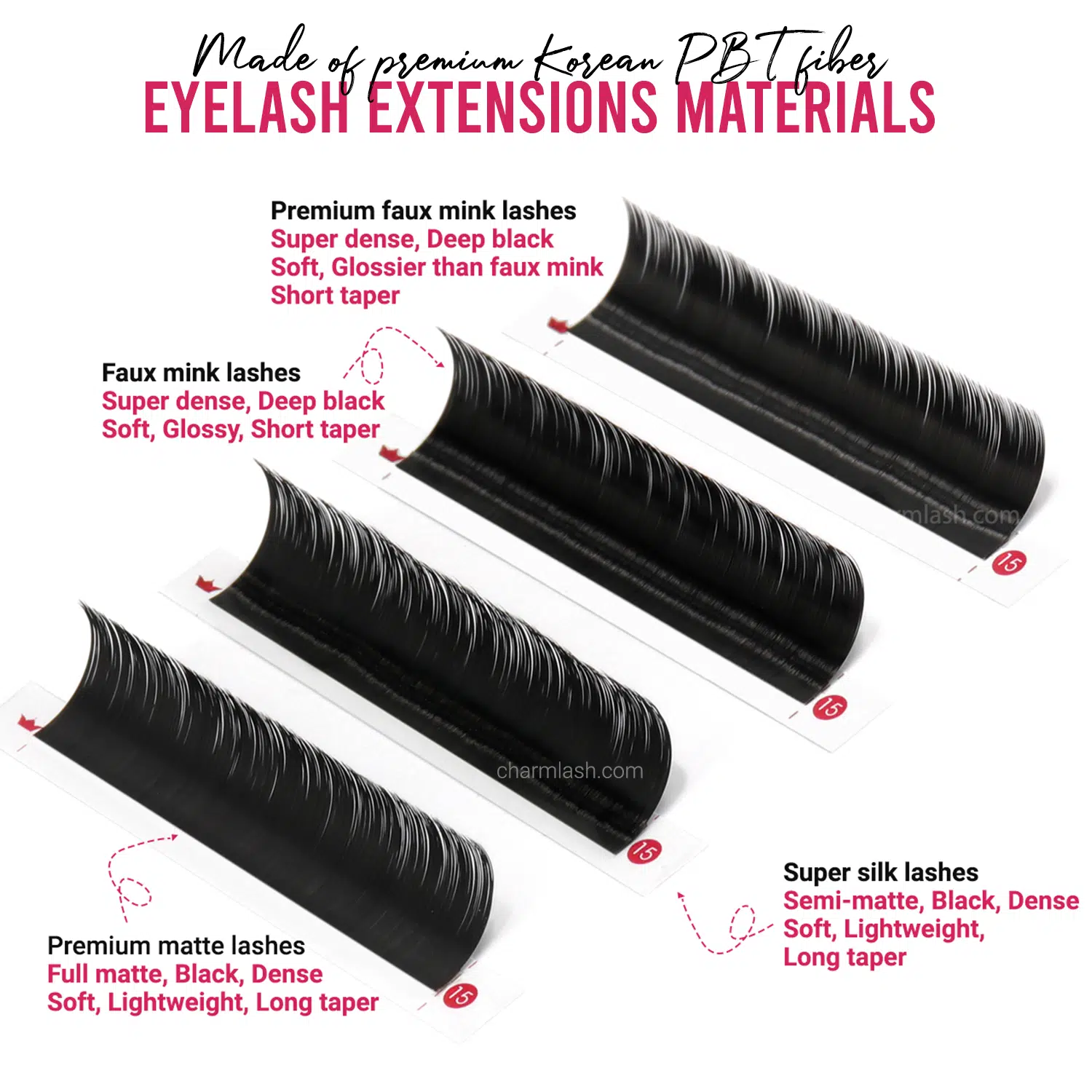 Eyelash extension supplier selection: 9 Key factors to consider Korean-PBT-fiber-faux-mink-silk-matte-velvet-eyelash-extensions-manufacturer-in-Vietnam