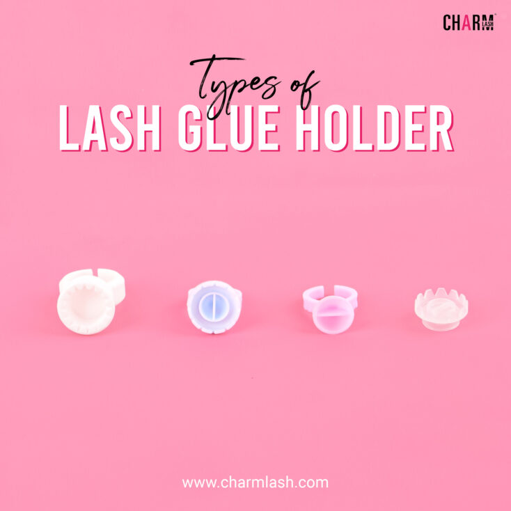 types of lash glue holder