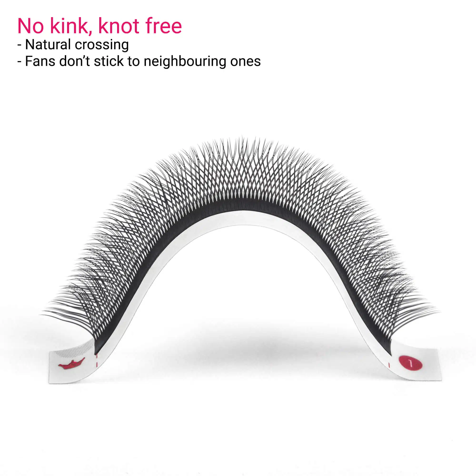 No-kink-knot-free.