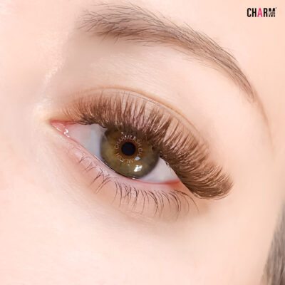 Colored Eyelash Extensions - Cocoa Brown Cocoa brown lash extensions