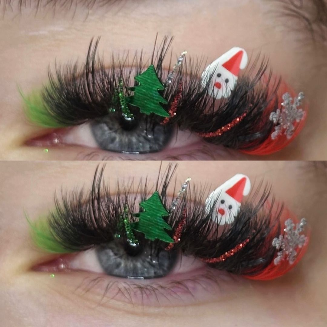 Christmas lashes - bringing everything of the holiday to your eyes