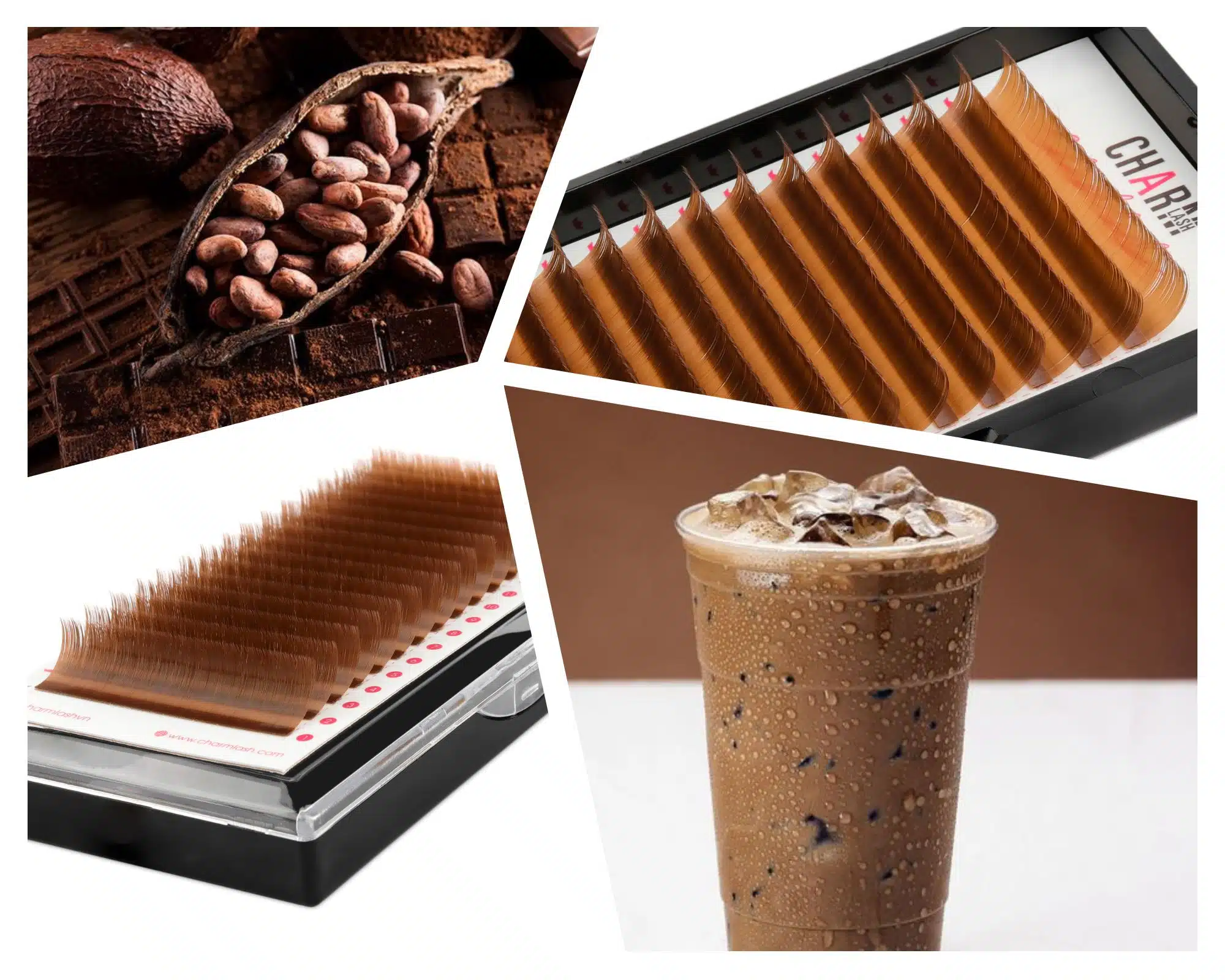 12 shades of brown - A perfect alternative for black lashes cocoa brown lashes