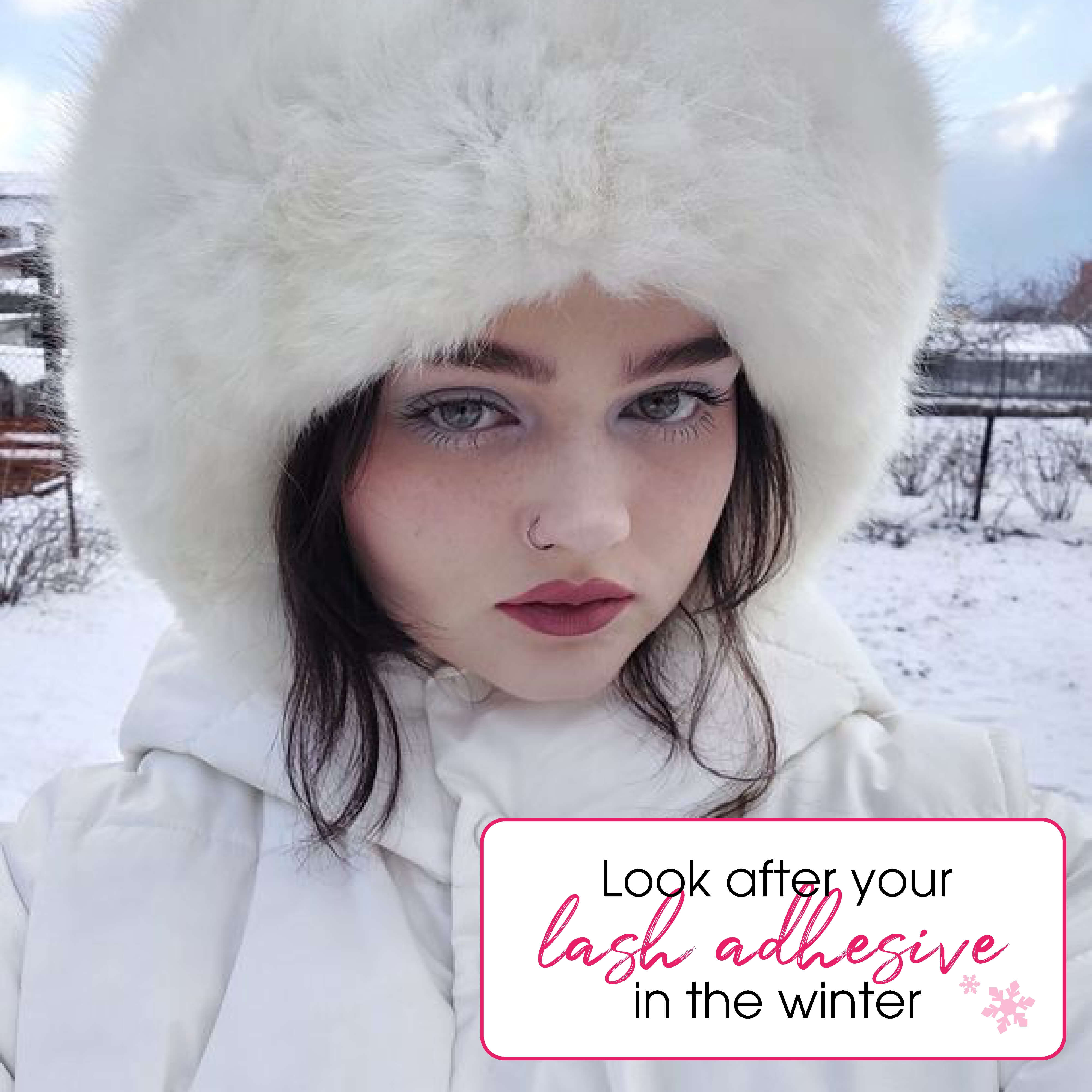 How to look after your lash adhesive in the winter