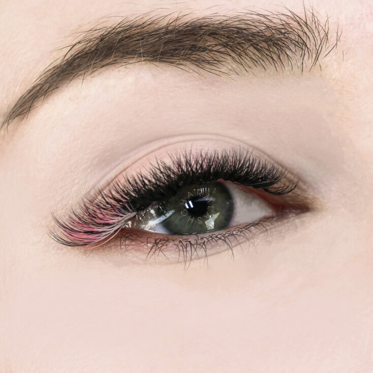 Ice Pink colorful lashes