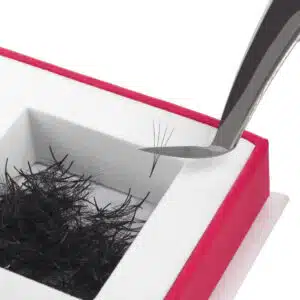 Mixed - length promade loose fan lashes