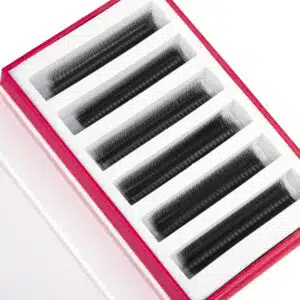 Mixed-length ultra-speed fan lashes