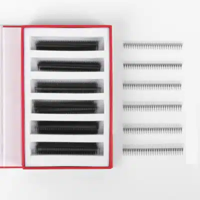 Mixed-length ultra-speed fan lashes 