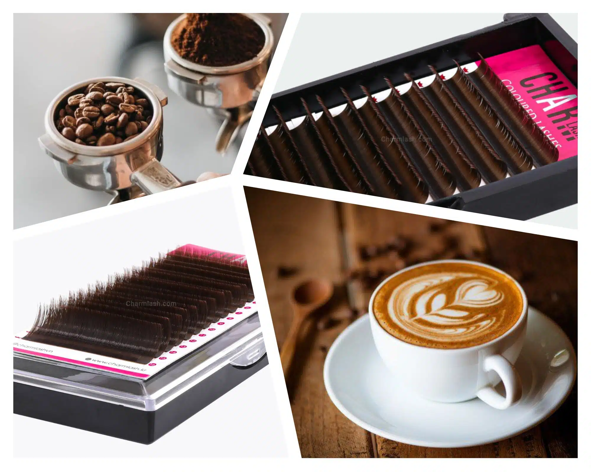 12 shades of brown - A perfect alternative for black lashes coffee lashes