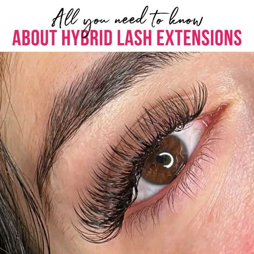 All you need to know about hybrid lash extensions hybrid eyelash extensions