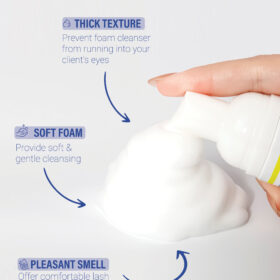 Soothing lash foam cleanser 6