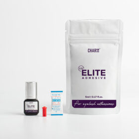 Elite adhesive - red pin - silica gel - customize pouch - charmlash