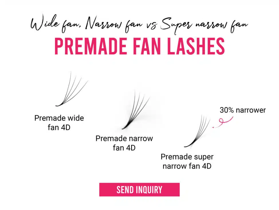 Premade super narrow fan lashes 4D Premade-wide-fan-narrow-fan-and-super-narrow-fan-lashes-wholesale-manufacturer-in-Vietnam