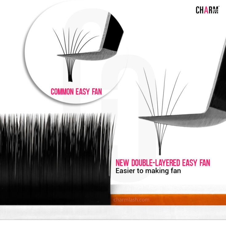 double-layered easy fan lashes - easy to making fans (1)