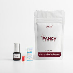 fancy adhesive - red pin - silica gel - customize pouch - charmlash