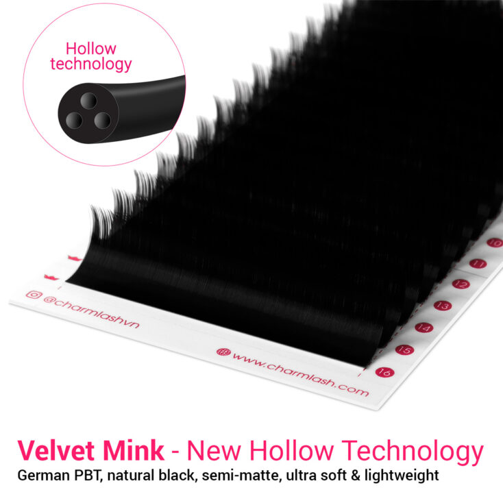 Velvet Mink Hollow technology by CharmLash
