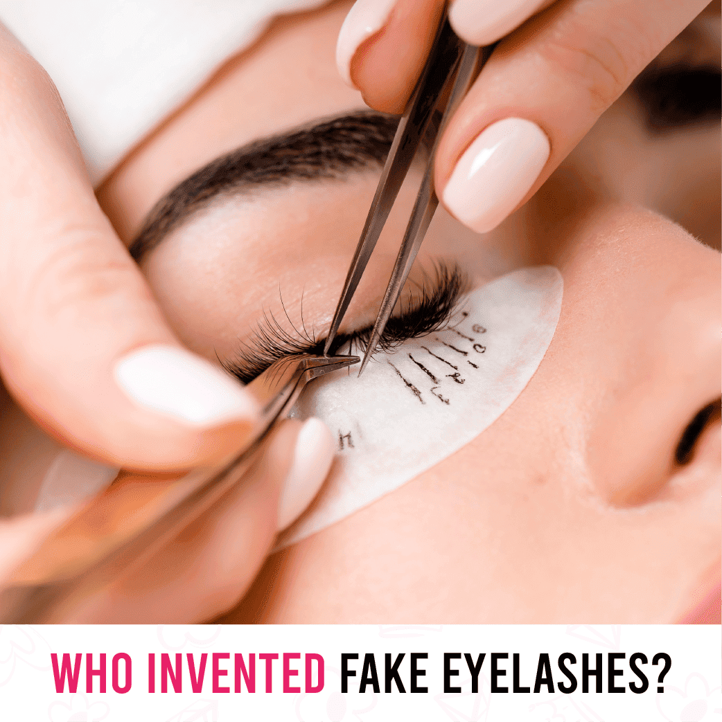 Who invented fake eyelashes