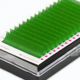 Premium Matte Green Colored Lashes 2 - mink eyelash wholesale