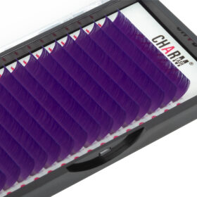 Premium Matte-Light Violet Colored Lashes 2 - mink lash wholesale