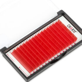 Premium Matte Red Colored Lashes 3 - mink lash vendor