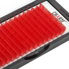 Premium Matte Red Colored Lashes 4 - mink lash vendor