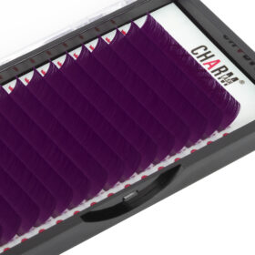 Premium Matte Violet Colored Lashes 2 - eyelash extension wholesale manufacturer